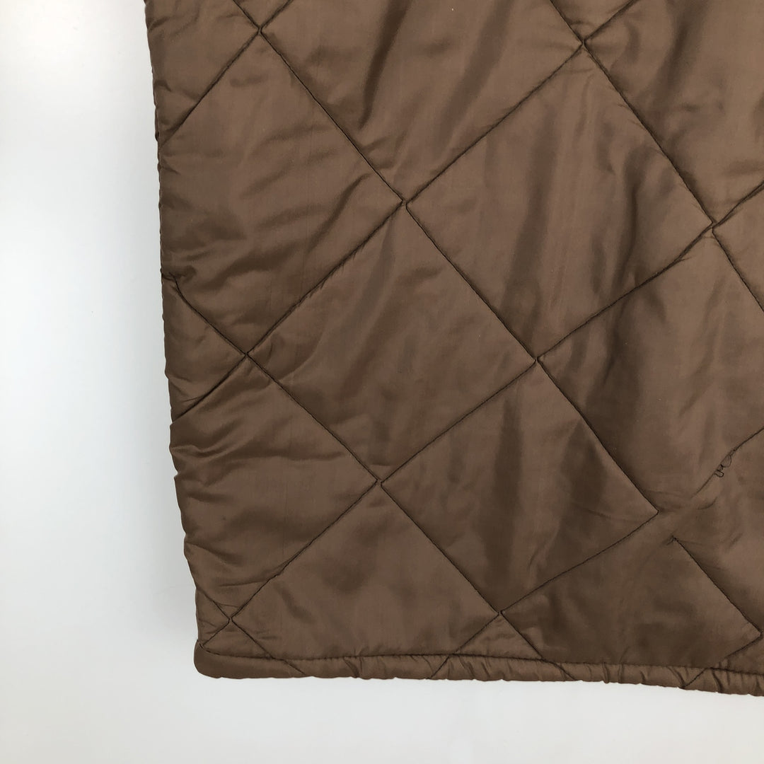1960s-era quilted puffer jacket, women's size M equivalent, vintage. unclear brown type Vintage Second Hand