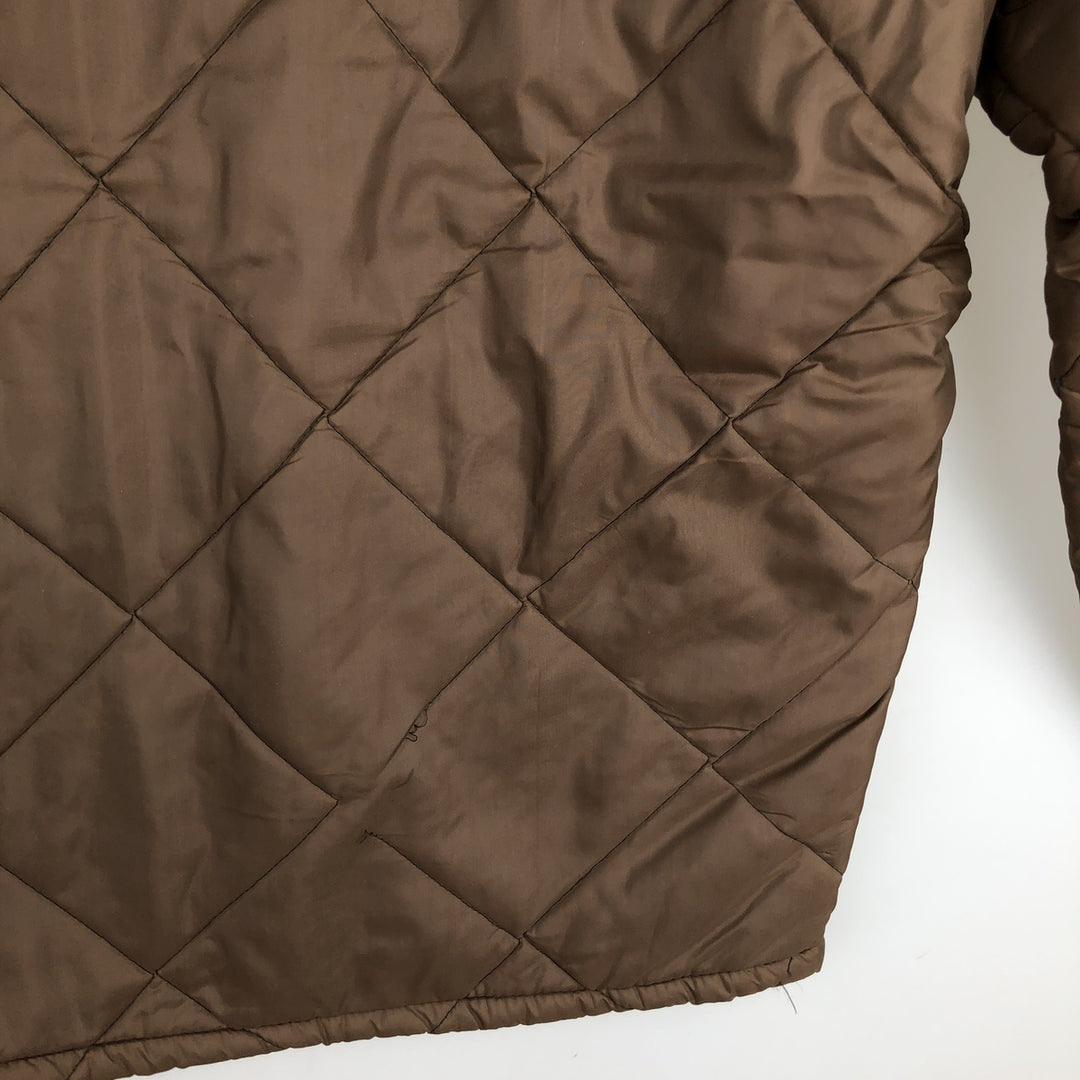 1960s-era quilted puffer jacket, women's size M equivalent, vintage. unclear brown type Vintage Second Hand
