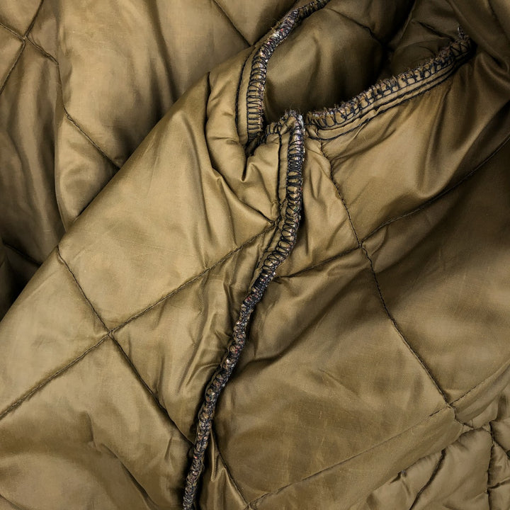 1960s-era quilted puffer jacket, women's size M equivalent, vintage. unclear brown type Vintage Second Hand