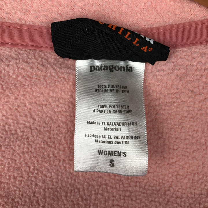 Patagonia SYNCHILLA 30230S7 Fleece Jacket (Women's Size S) polyester pink type Vintage Second Hand