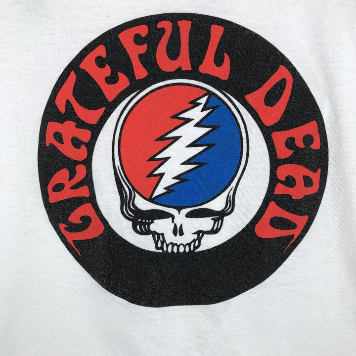 GRATEFUL DEAD Grateful Dead Long Sleeve T-Shirt, Men's Size L cotton white type Vintage Second Hand