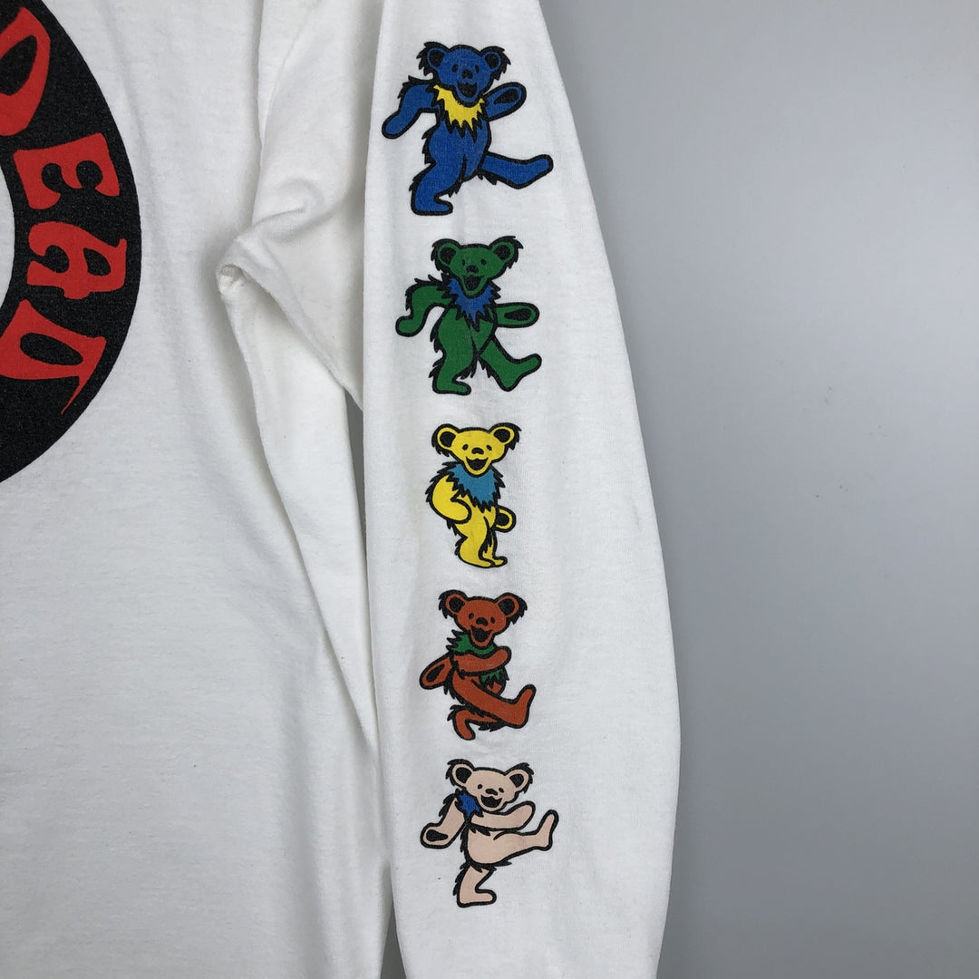 GRATEFUL DEAD Grateful Dead Long Sleeve T-Shirt, Men's Size L cotton white type Vintage Second Hand