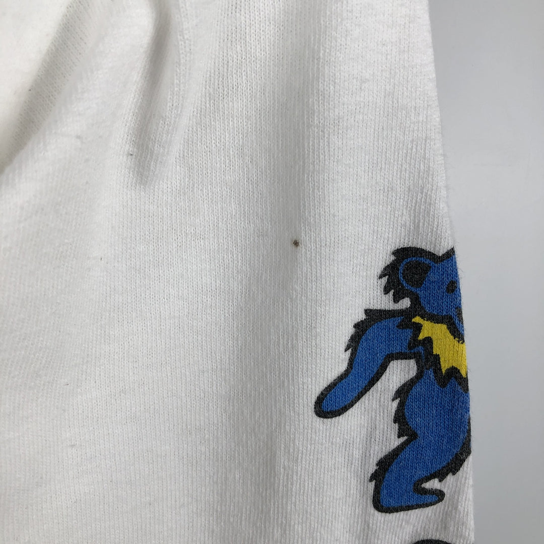 GRATEFUL DEAD Grateful Dead Long Sleeve T-Shirt, Men's Size L cotton white type Vintage Second Hand
