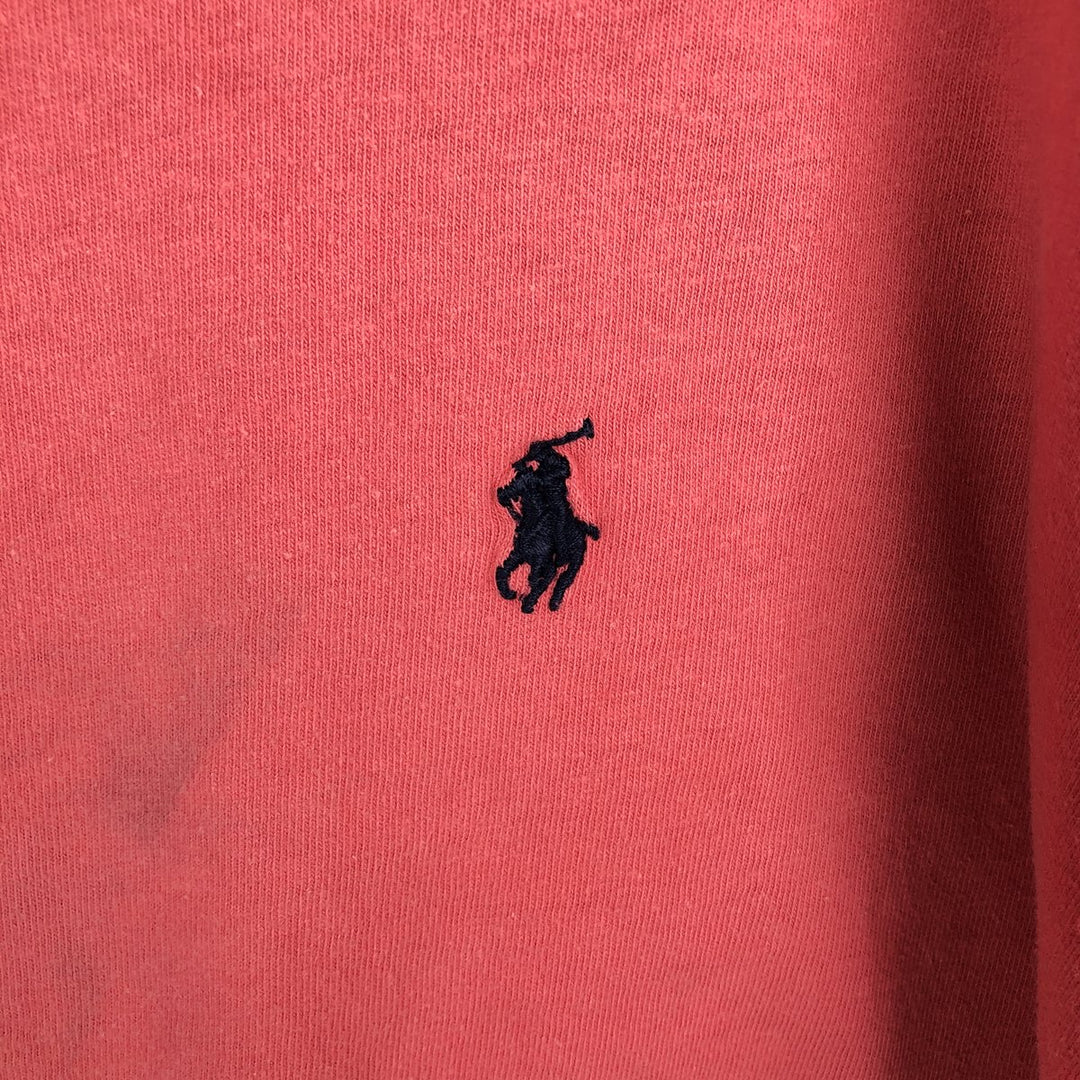 Ralph Lauren POLO by Ralph Lauren Long-Sleeve T-Shirt (Men's Size M equivalent) cotton pink type Vintage Second Hand