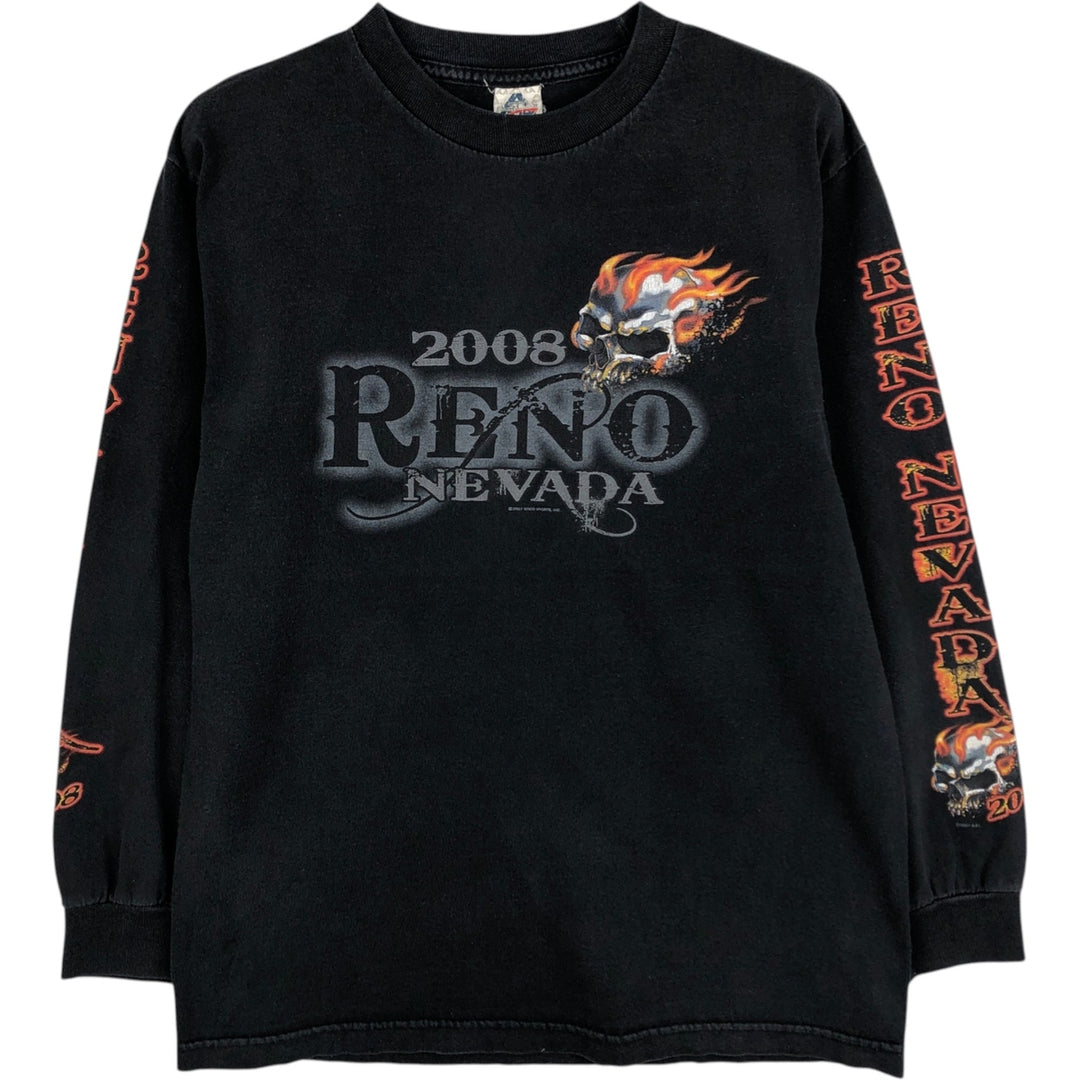 ALSTYLE Long-Sleeve T-Shirt (Men's Size M) unclear black type Vintage Second Hand
