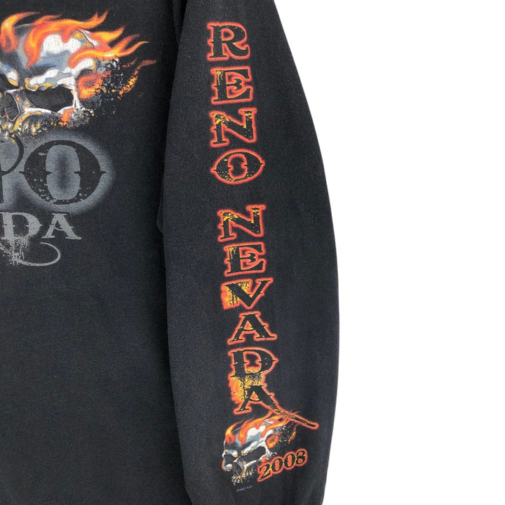 ALSTYLE Long-Sleeve T-Shirt (Men's Size M) unclear black type Vintage Second Hand