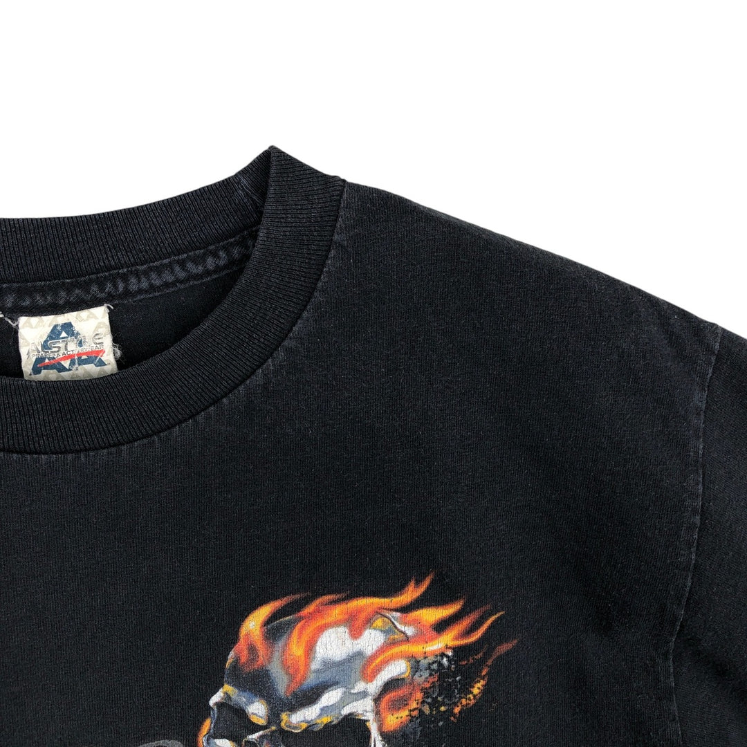 ALSTYLE Long-Sleeve T-Shirt (Men's Size M) unclear black type Vintage Second Hand