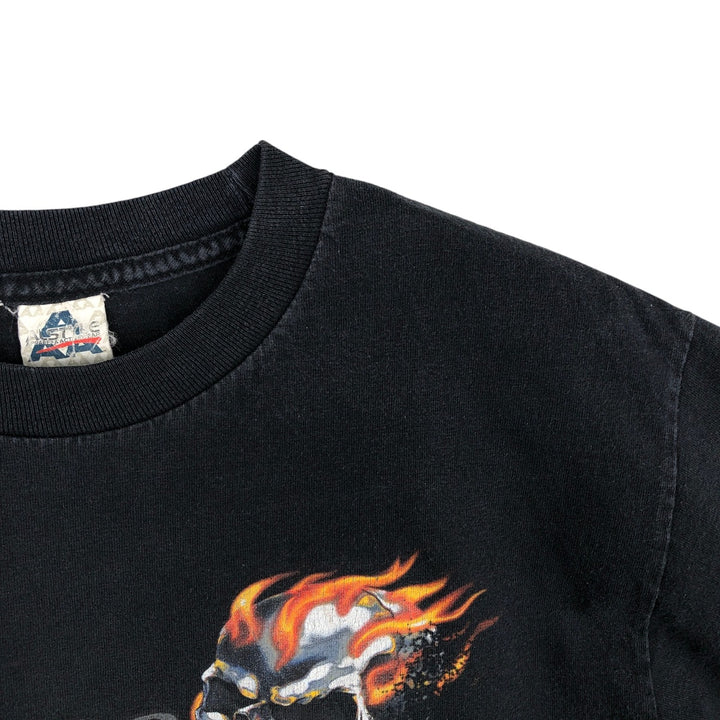 ALSTYLE Long-Sleeve T-Shirt (Men's Size M) unclear black type Vintage Second Hand