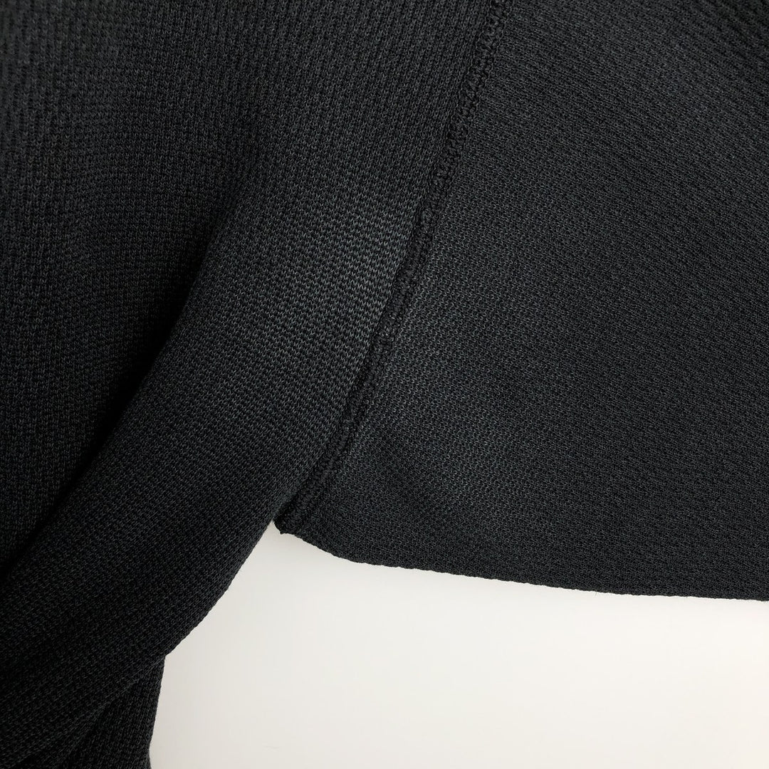 Big Size Harley-Davidson Eagle Pattern Native Pattern Thermal Long-Sleeve T-Shirt Honeycomb Made in USA Men's XXXL Equivalent cotton black type Vintage Second Hand