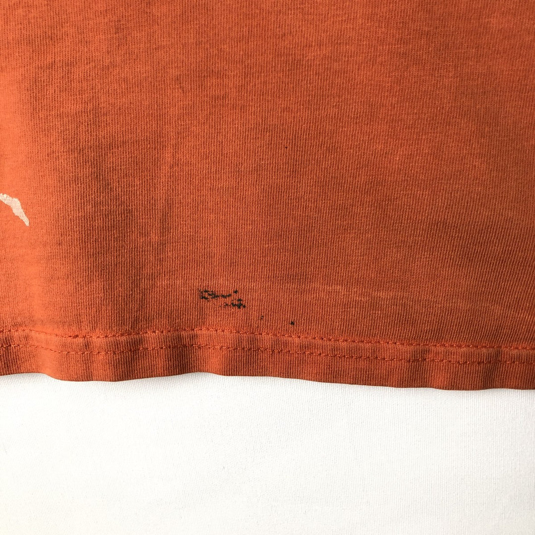 Harley-Davidson Motorcycle Bike T-shirt, Men's XL size cotton orange type Vintage Second Hand
