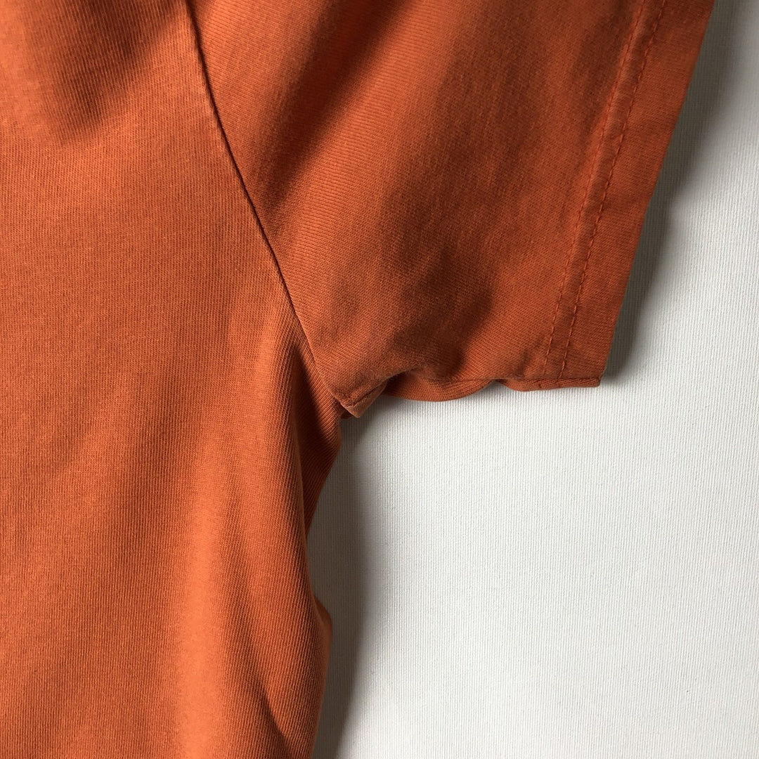 Harley-Davidson Motorcycle Bike T-shirt, Men's XL size cotton orange type Vintage Second Hand