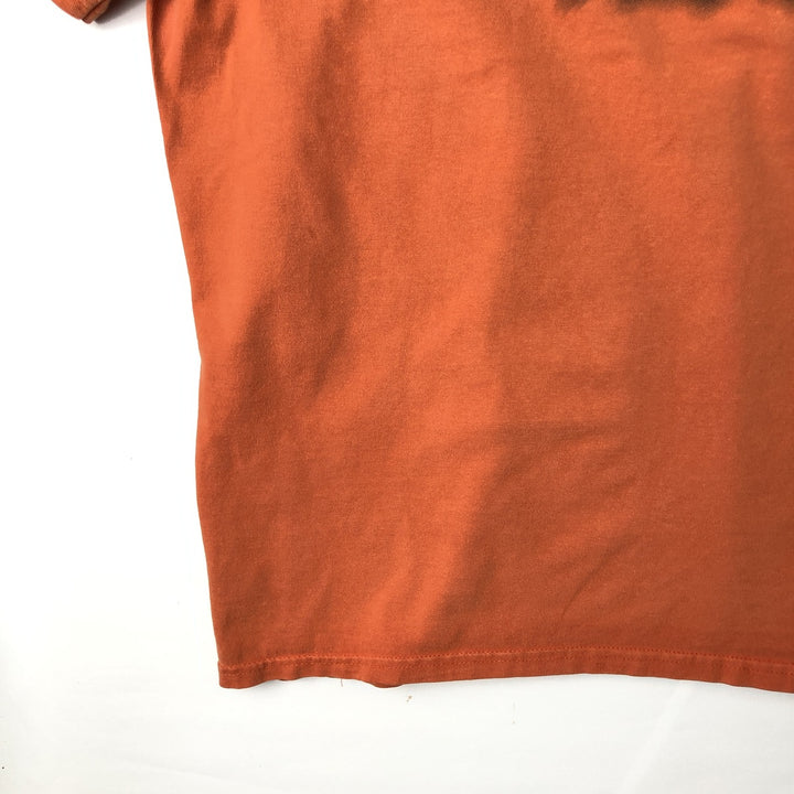 Harley-Davidson Motorcycle Bike T-shirt, Men's XL size cotton orange type Vintage Second Hand