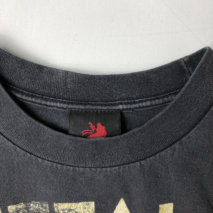 2000'S Zion Bob Marley Band T-shirt (Men's size L) cotton Charcoal Vintage Second Hand