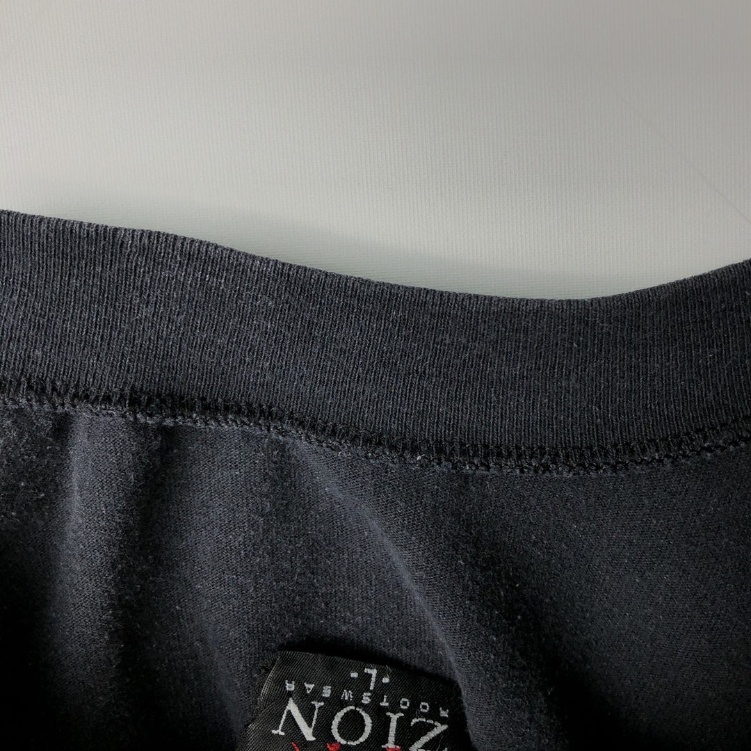 2000'S Zion Bob Marley Band T-shirt (Men's size L) cotton Charcoal Vintage Second Hand