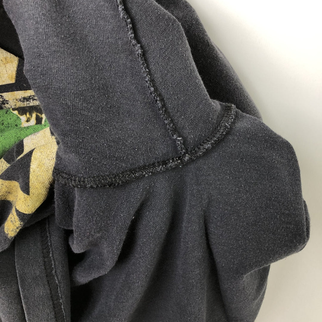 2000'S Zion Bob Marley Band T-shirt (Men's size L) cotton Charcoal Vintage Second Hand