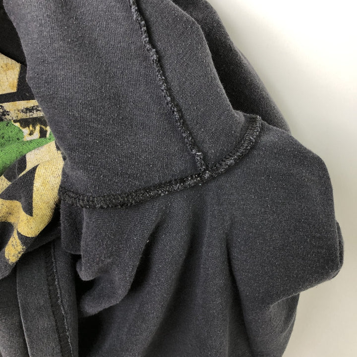 2000'S Zion Bob Marley Band T-shirt (Men's size L) cotton Charcoal Vintage Second Hand