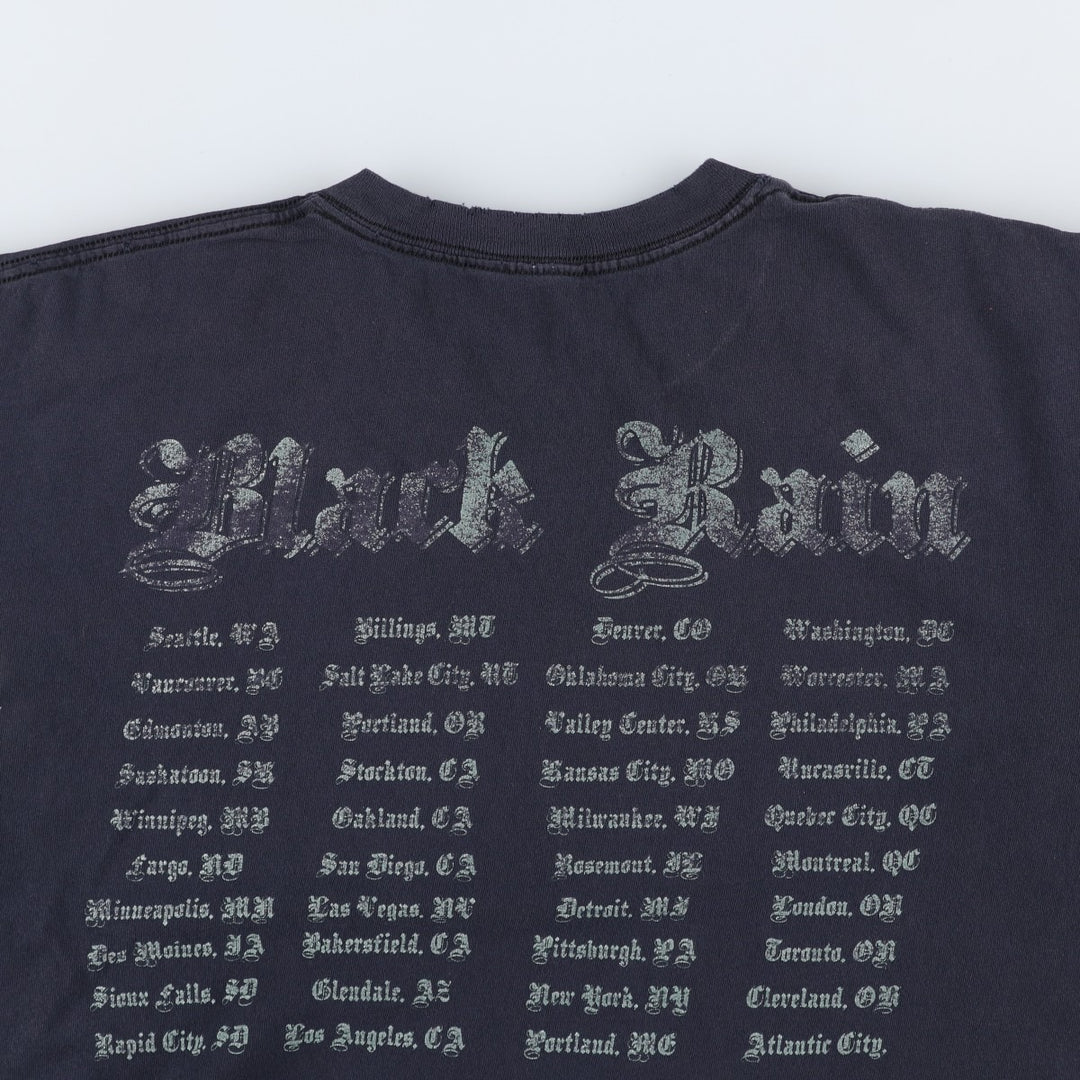 OZZY OSBOURNE Ozzy Osbourne Band T-shirt Band T Men's XL size unclear black type Vintage Second Hand