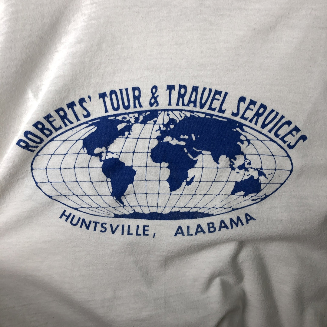 ~90'S Vintage Printed T-shirt, Men's S size unclear white type Vintage Second Hand
