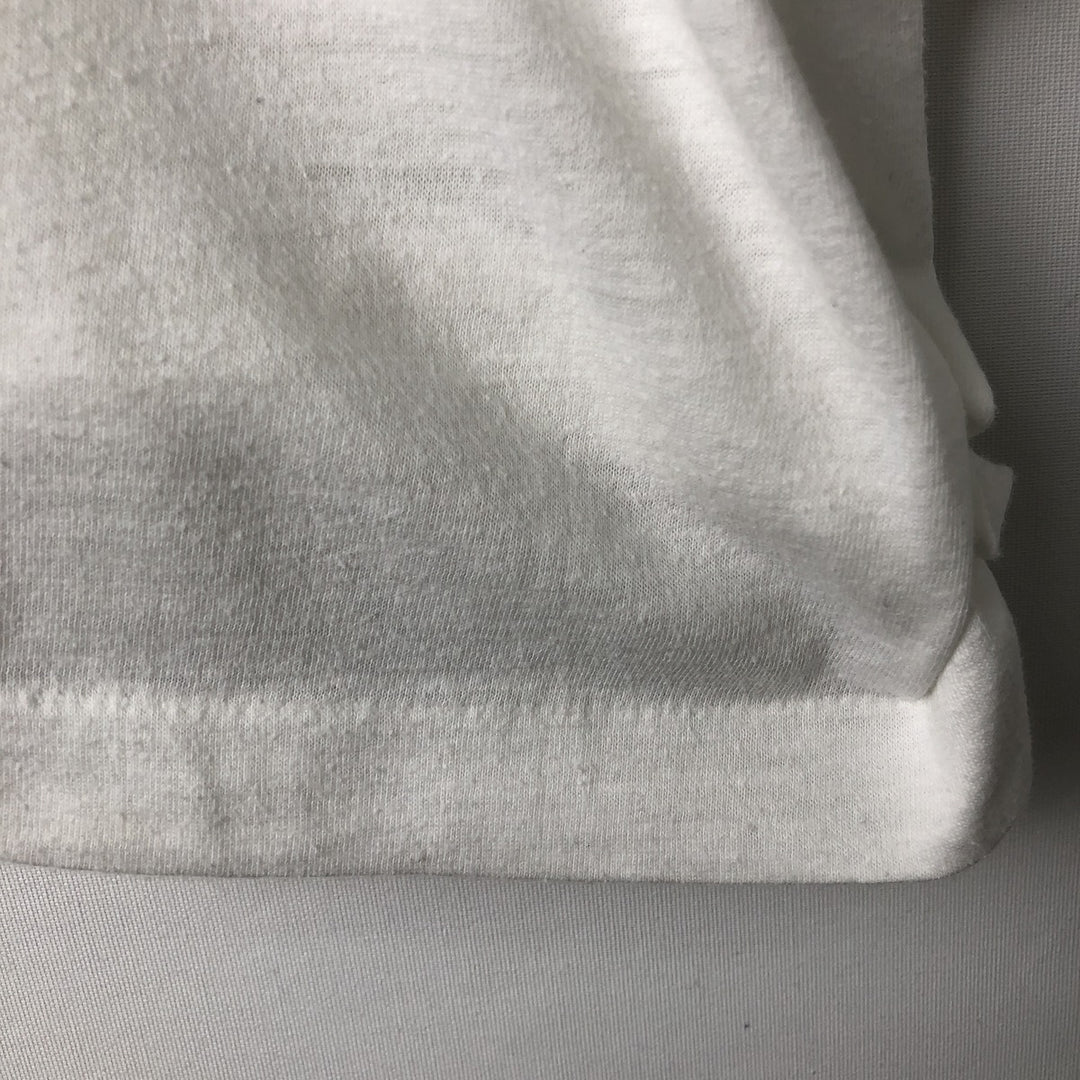 ~90'S Vintage Printed T-shirt, Men's S size unclear white type Vintage Second Hand