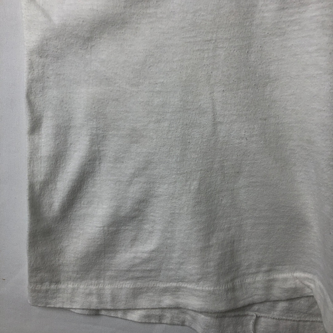 ~90'S Vintage Printed T-shirt, Men's S size unclear white type Vintage Second Hand