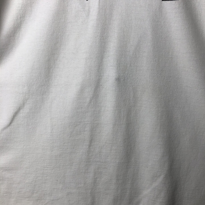 90'S Fruit of the Loom printed T-shirt, made in the USA, men's XL size, vintage cotton white type Vintage Second Hand