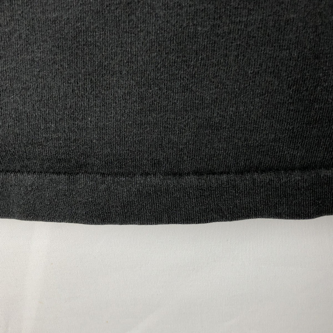 90'S Fruit of the Loom printed T-shirt, made in the USA, men's XL size, vintage cotton black type Vintage Second Hand