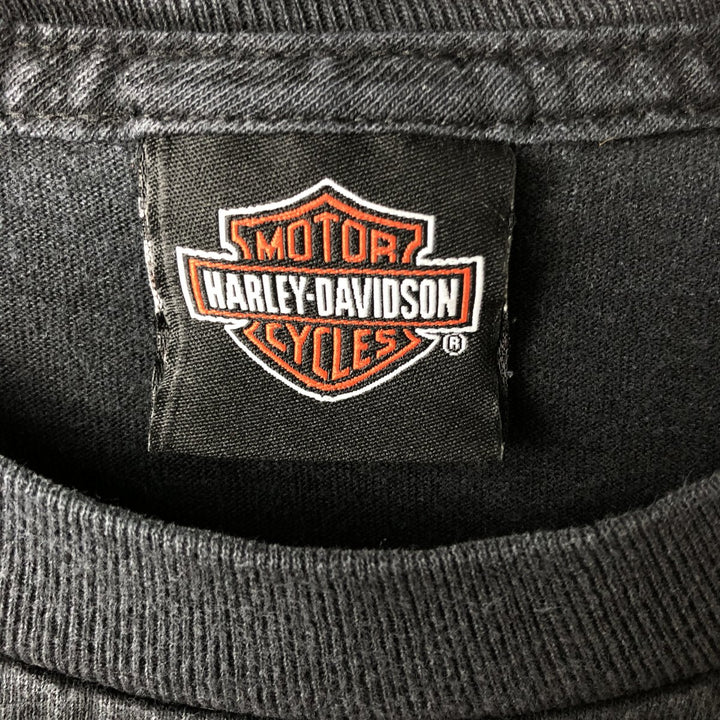 Harley-Davidson Motorcycle Bike T-shirt, Men's XL size cotton black type Vintage Second Hand