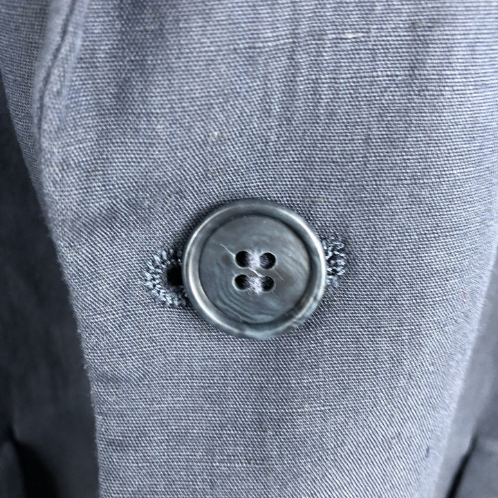 Pierre Cardin linen tailored jacket, men's size XL (approx.) linen navy blue type Vintage Second Hand