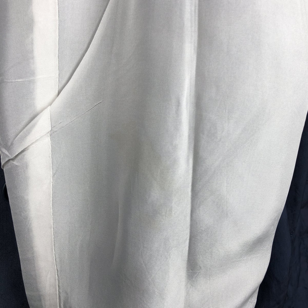 Pierre Cardin linen tailored jacket, men's size XL (approx.) linen navy blue type Vintage Second Hand