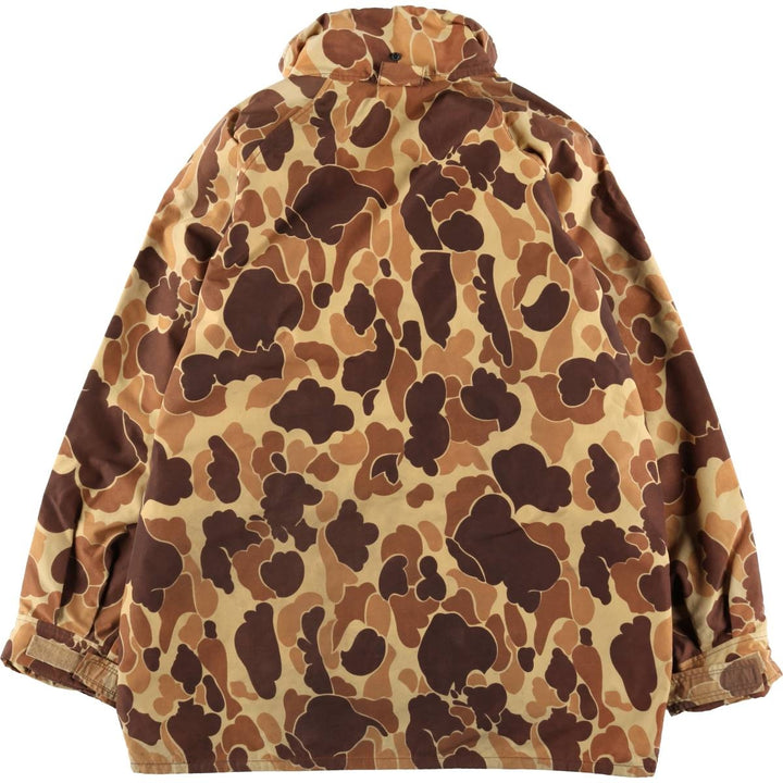 1970'S Columbia Yellowstone Tag Duck Hunter Camo Mountain Jacket Shell Jacket Men's Size L (approx.) unclear brown type Vintage Second Hand