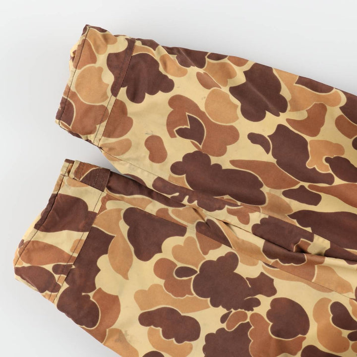 1970'S Columbia Yellowstone Tag Duck Hunter Camo Mountain Jacket Shell Jacket Men's Size L (approx.) unclear brown type Vintage Second Hand