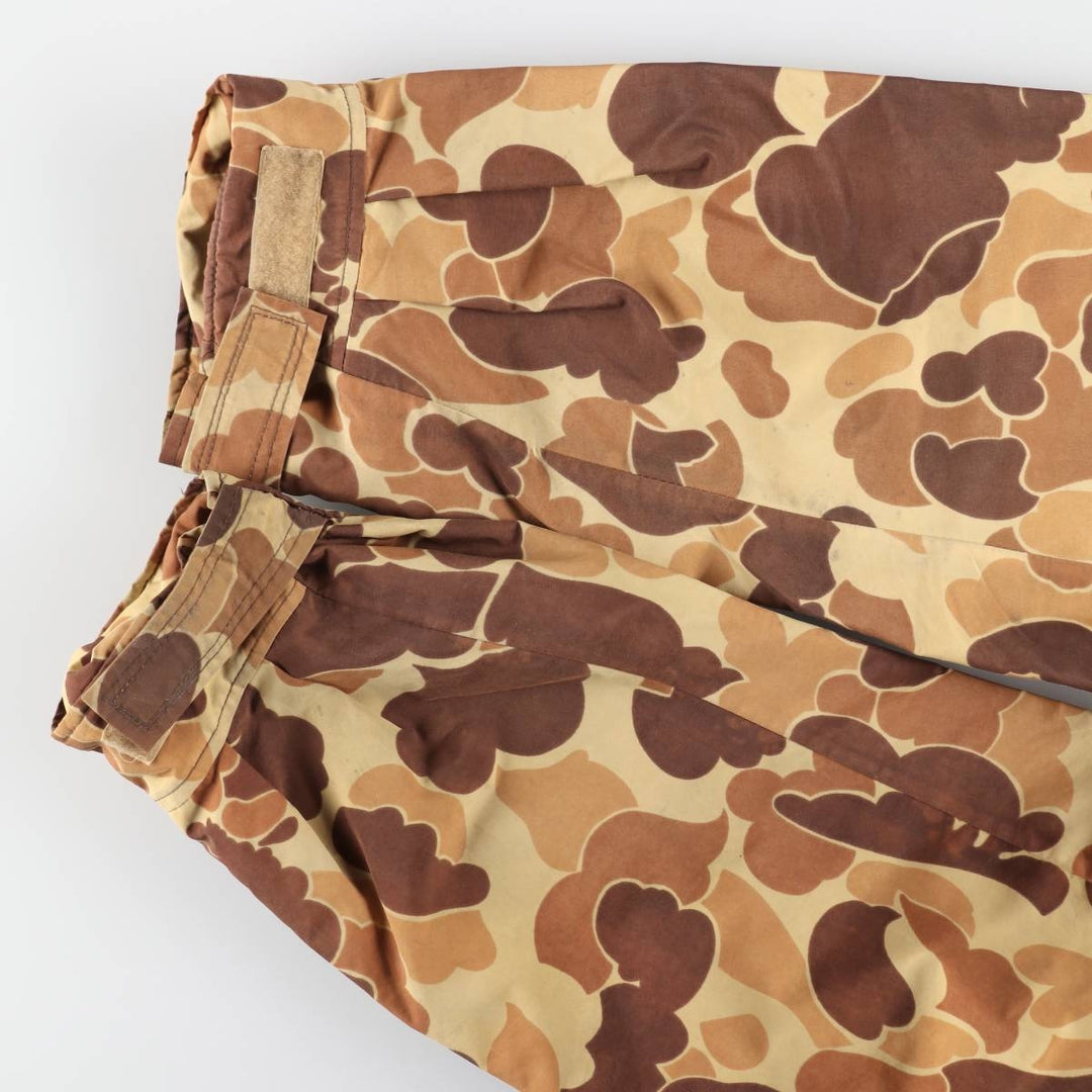 1970'S Columbia Yellowstone Tag Duck Hunter Camo Mountain Jacket Shell Jacket Men's Size L (approx.) unclear brown type Vintage Second Hand