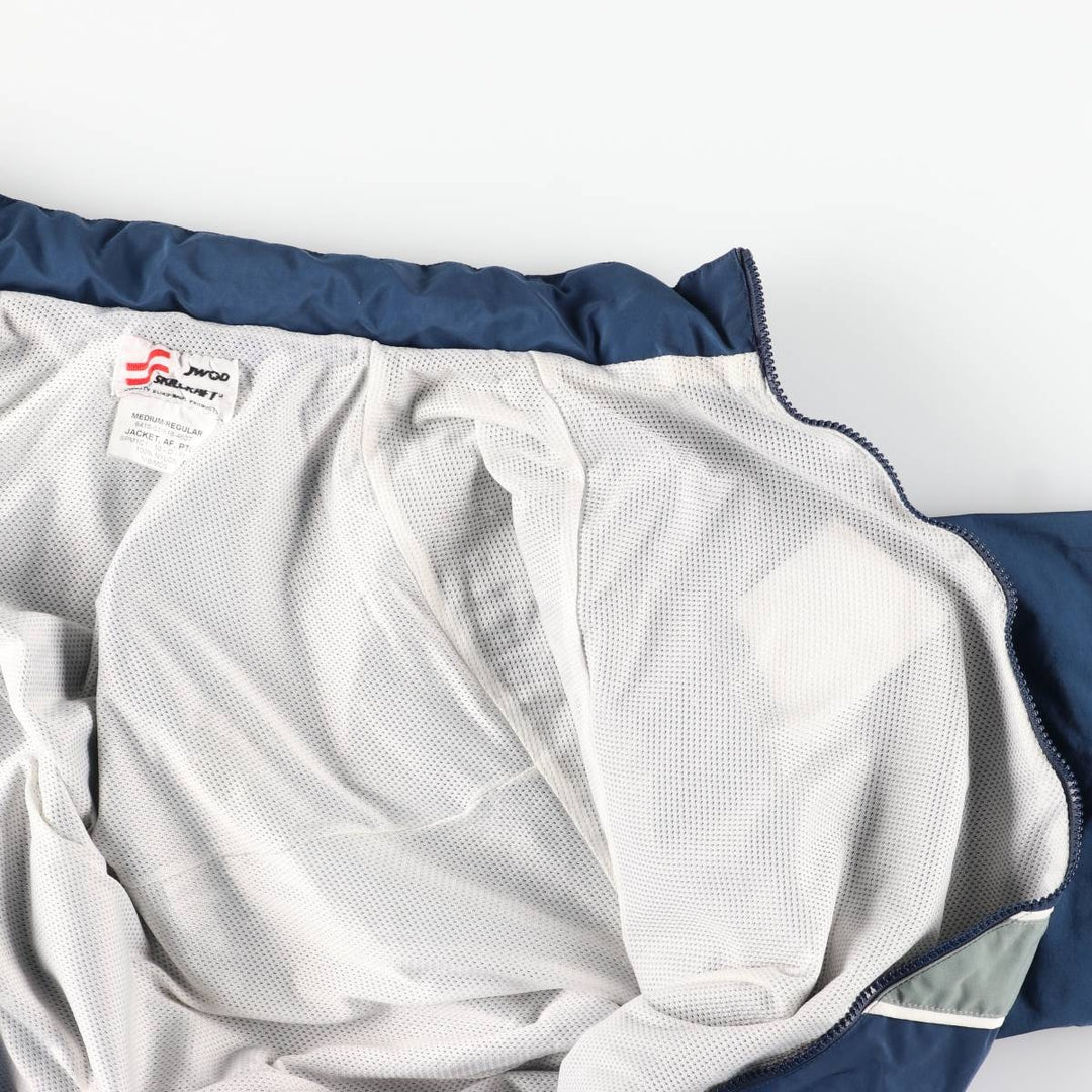 Genuine US military issue USAF PTU training jacket, nylon jacket, made in the USA, MEDIUM REGULAR (equivalent to men's M). Nylon navy blue type Vintage Second Hand