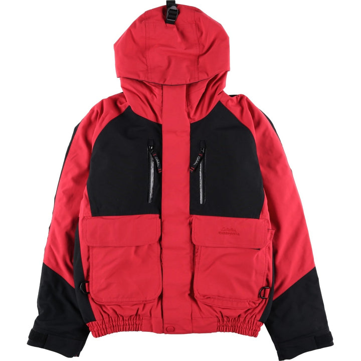 90'S Cabelas padded parka puffer jacket, men's size L equivalent, vintage. Nylon red type Vintage Second Hand