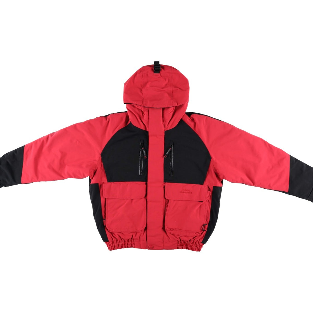 90'S Cabelas padded parka puffer jacket, men's size L equivalent, vintage. Nylon red type Vintage Second Hand