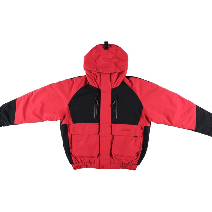 90'S Cabelas padded parka puffer jacket, men's size L equivalent, vintage. Nylon red type Vintage Second Hand