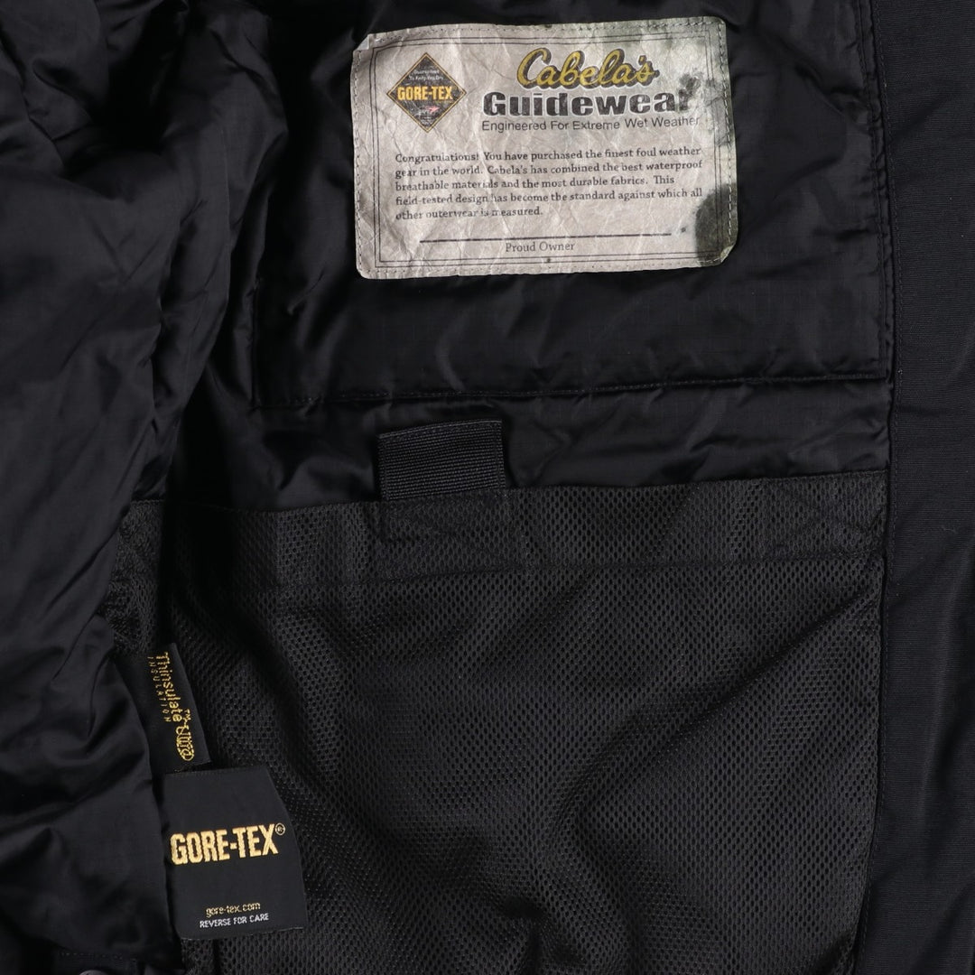 90'S Cabelas padded parka puffer jacket, men's size L equivalent, vintage. Nylon red type Vintage Second Hand