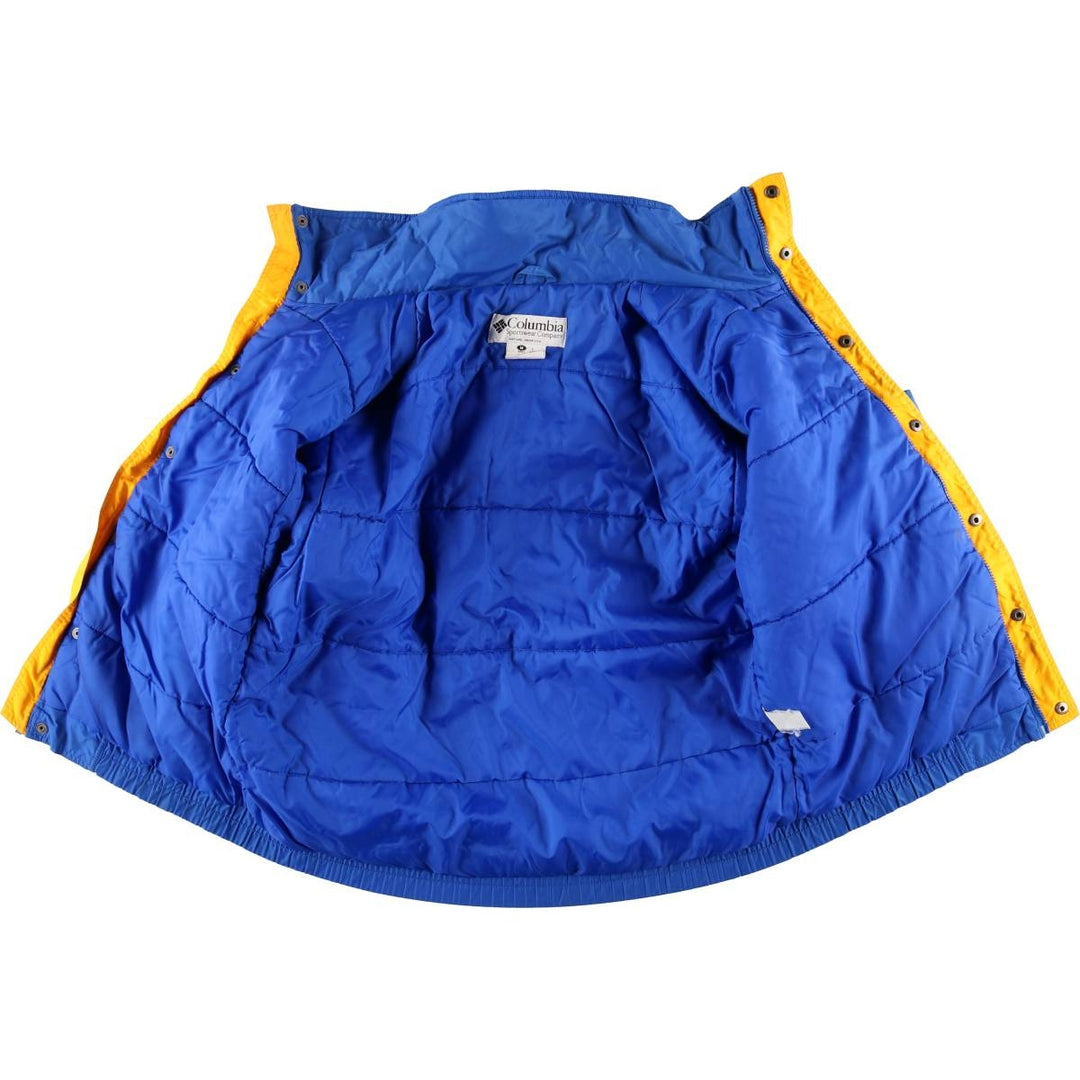 90s-00'S Columbia Padded Puffer Jacket, Men's Size Medium unclear blue type Vintage Second Hand