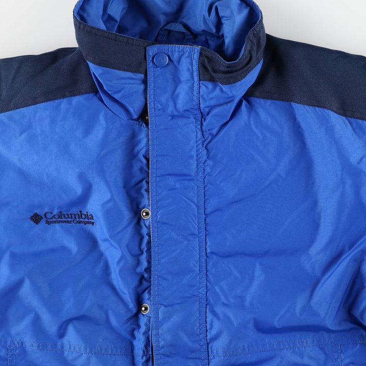 90s-00'S Columbia Padded Puffer Jacket, Men's Size Medium unclear blue type Vintage Second Hand