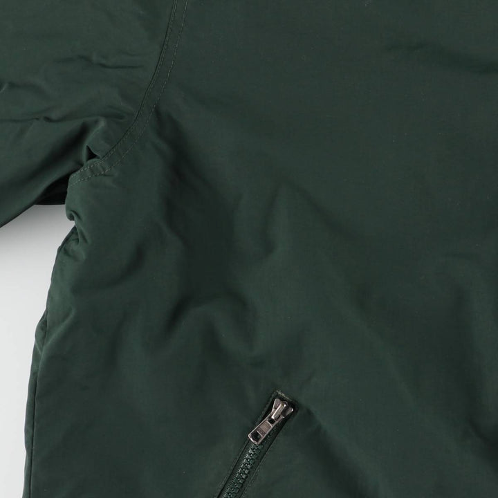 90s-00'S LLBean windbreaker, men's size L (approx.) Nylon dark green Vintage Second Hand