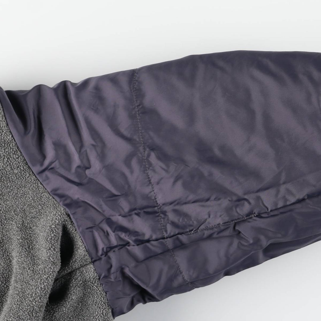 90s-00'S LLBean windbreaker, men's size L (approx.) Nylon dark green Vintage Second Hand