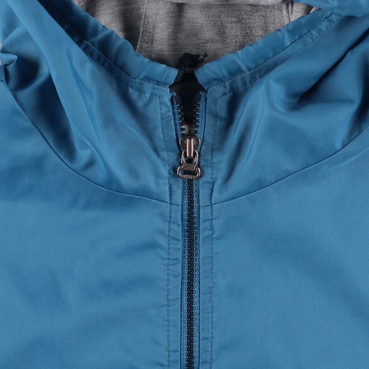 90s-00'S Nike Nylon Hoodie, Men's Size L (approx.) Nylon Blue type light blue Vintage Second Hand