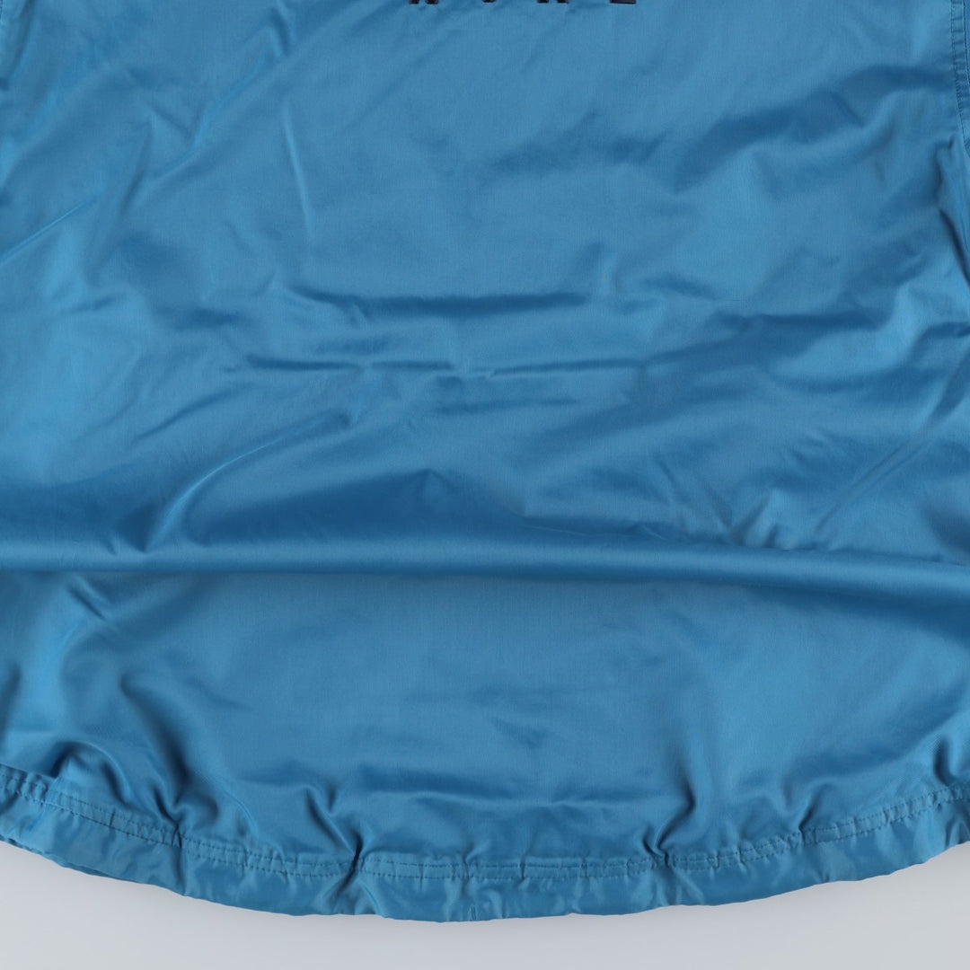 90s-00'S Nike Nylon Hoodie, Men's Size L (approx.) Nylon Blue type light blue Vintage Second Hand