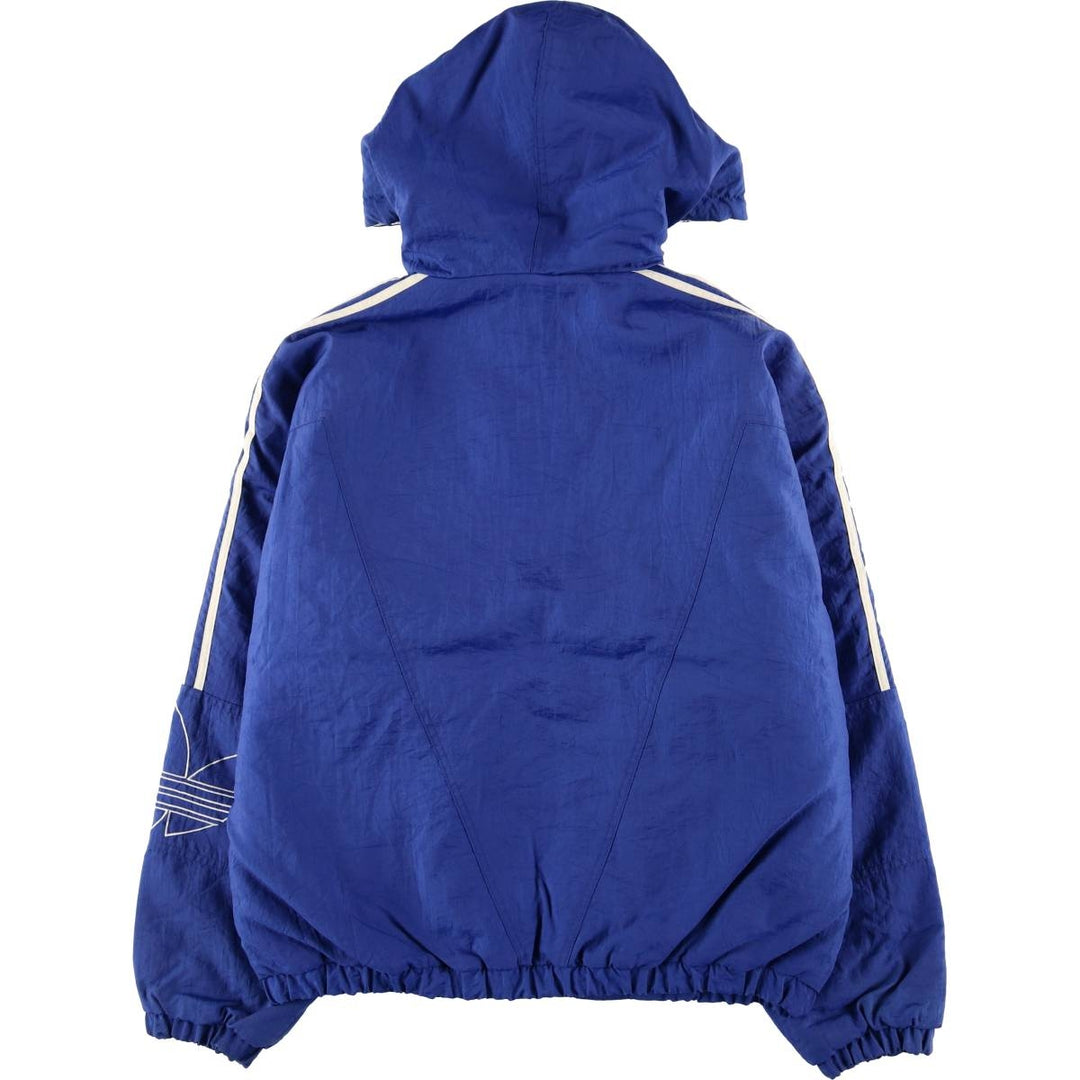 Vintage Adidas nylon parka from the 80s-90s, men's size M (approx.). Nylon blue type Vintage Second Hand