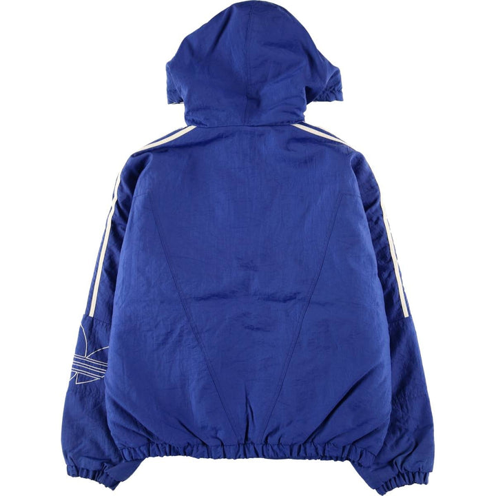 Vintage Adidas nylon parka from the 80s-90s, men's size M (approx.). Nylon blue type Vintage Second Hand