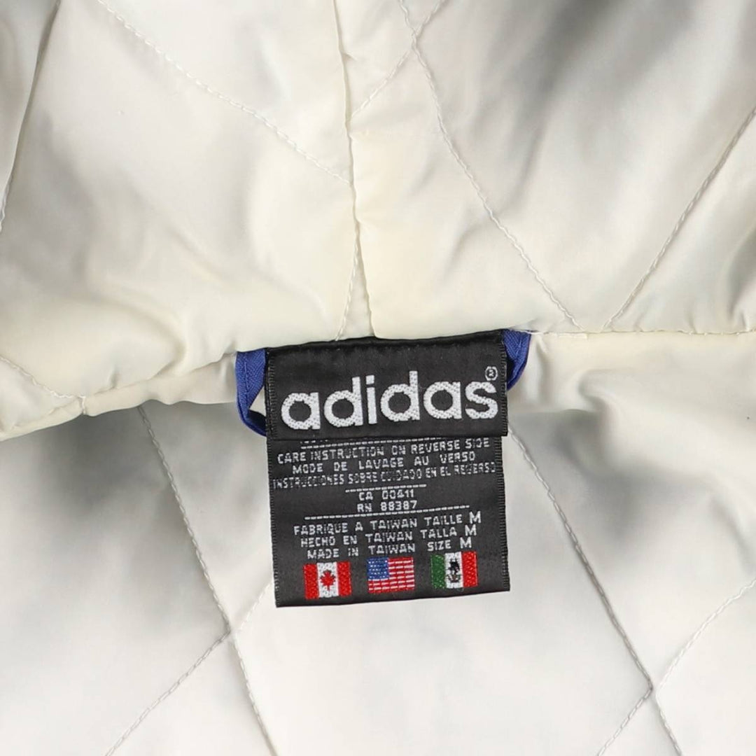 Vintage Adidas nylon parka from the 80s-90s, men's size M (approx.). Nylon blue type Vintage Second Hand