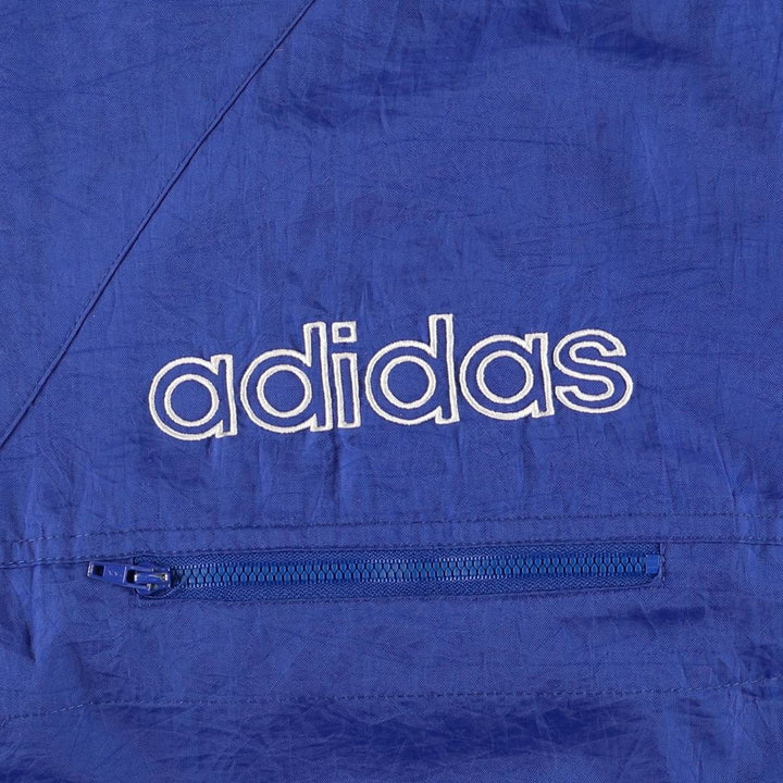 Vintage Adidas nylon parka from the 80s-90s, men's size M (approx.). Nylon blue type Vintage Second Hand