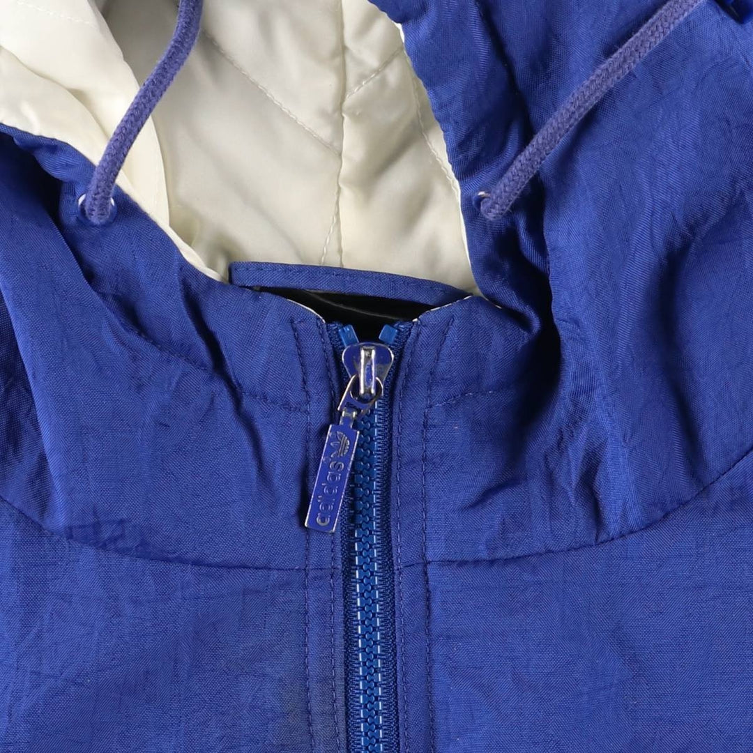 Vintage Adidas nylon parka from the 80s-90s, men's size M (approx.). Nylon blue type Vintage Second Hand
