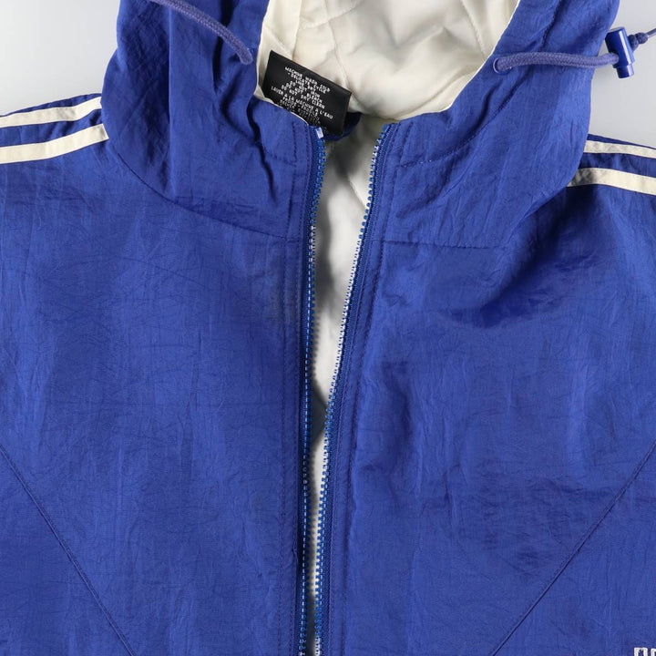 Vintage Adidas nylon parka from the 80s-90s, men's size M (approx.). Nylon blue type Vintage Second Hand