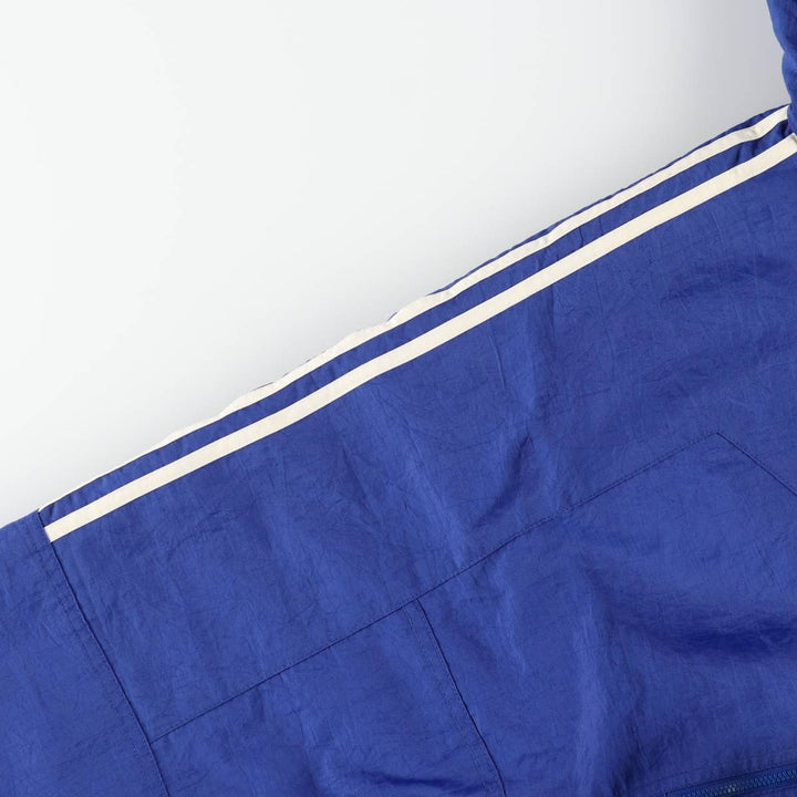 Vintage Adidas nylon parka from the 80s-90s, men's size M (approx.). Nylon blue type Vintage Second Hand